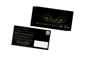 Foto von der personalisierten Werbepostkarte / Flyer - Augenoptik Thomas Wünsche Görlitz 2013