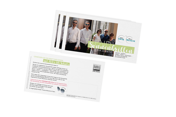Foto von der personalisierten Werbepostkarte / Flyer - Sonnenbrillenaktion Augenoptik Thomas Wünsche Görlitz 2018