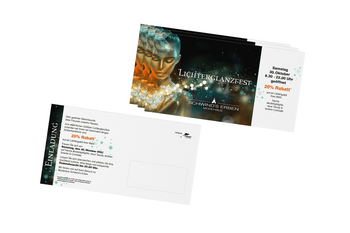 Foto vom Flyer Lichterglanzfest Görlitz Modehaus Schwind's Erben 2021