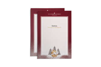 Foto vom Weihnachtsbriefpapier Görlitz Modehaus Schwind's Erben 2018