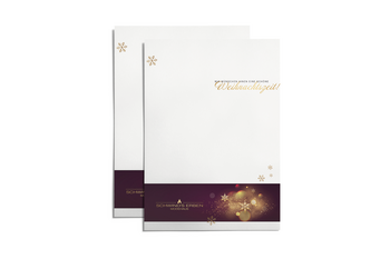 Foto vom Weihnachtsbriefpapier Görlitz Modehaus Schwind's Erben 2022