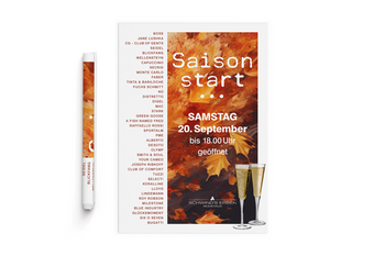 Foto vom Plakat Saisonstart Herbst/Winter im Modehaus Schwind's Erben Görlitz 2025