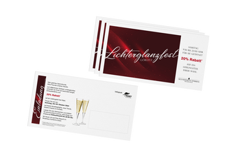 Foto vom Flyer Lichterglanzfest Görlitz Modehaus Schwind's Erben 2024